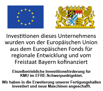 Förderung von EU und Freistaat Bayern