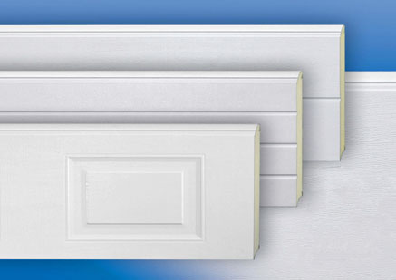 Sectional door panels