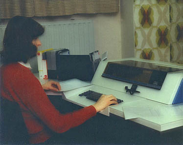 
First computer system in the 1970s